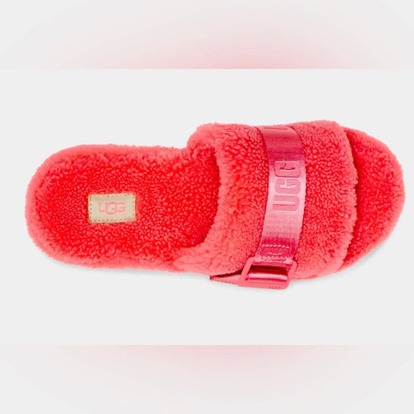UGG Fluffita Slides. Size 7.  Hot Pink. GUC! SOLD OUT ONLINE - Picture 6 of 12